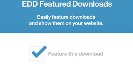 EDD Featured Downloads