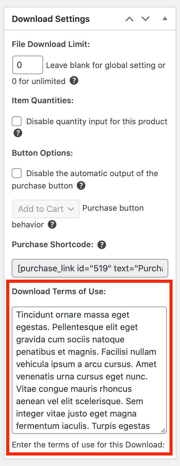 Download Terms of Use