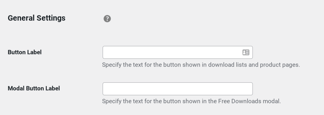 Free Downloads button labels.