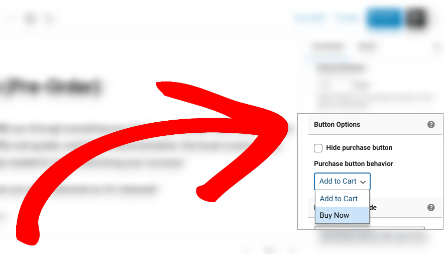 The download button options in Easy Digital Downloads.