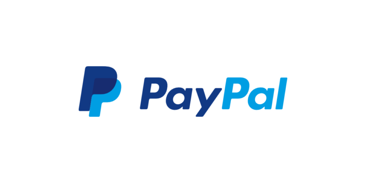 PayPal payment gateway logo.