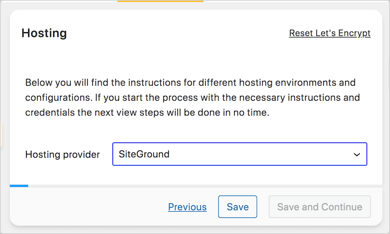 Selecting a hosting provider for auto-installing SSL Certificate.