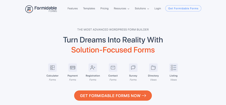 The Formidable Forms website.