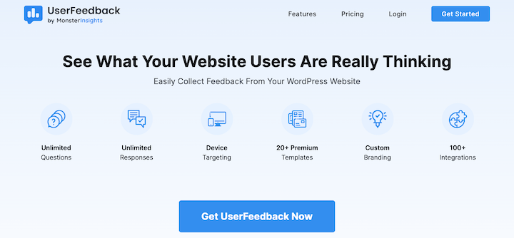 The UserFeedback plugin website.