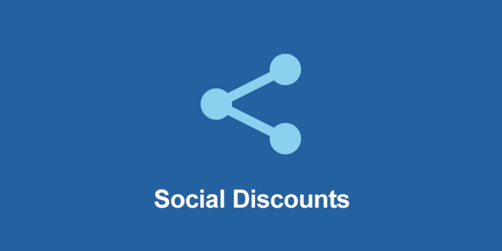 The EDD Social Discounts extension to help promote your online store.